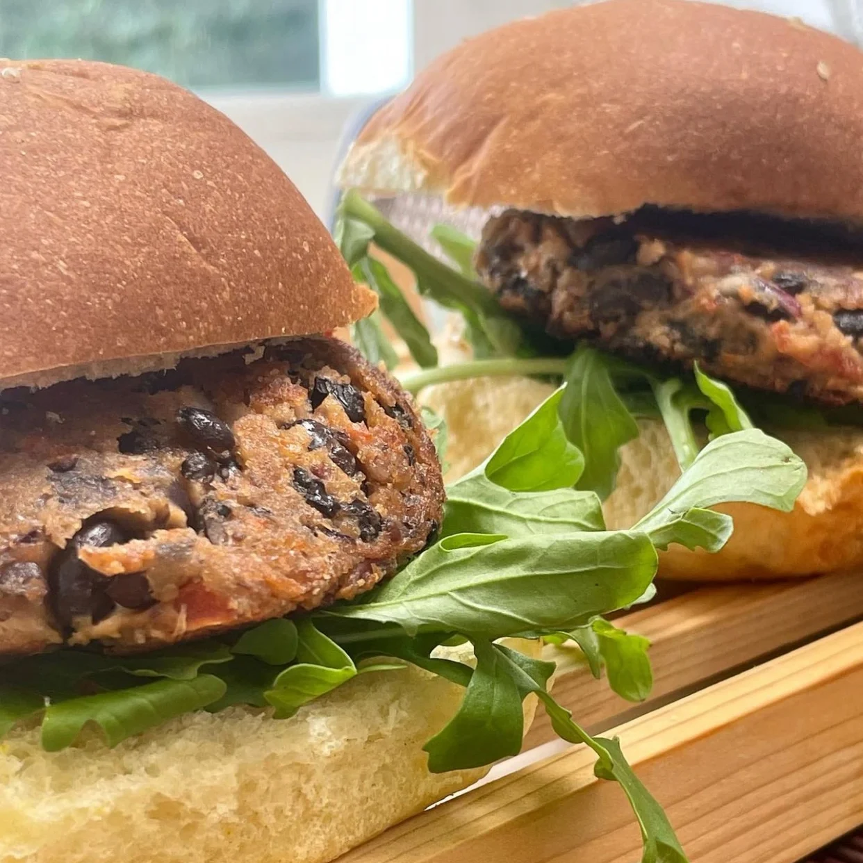 Hamburguesas de caraotas negras