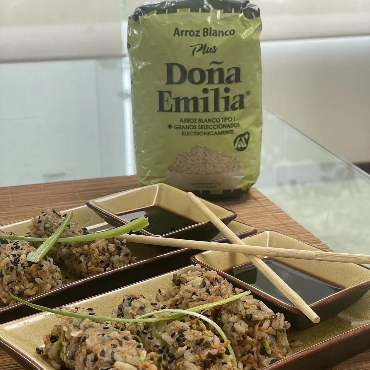 Rollitos de arroz orientales
